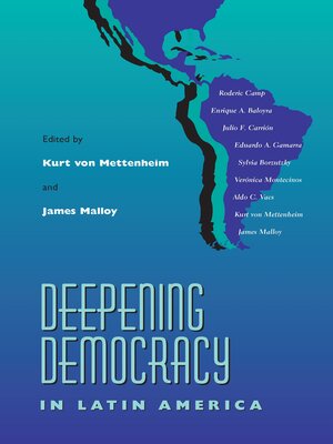 cover image of Deepening Democracy Latin America